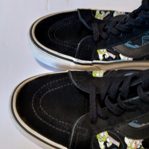 Vans X Disney Pixar Toy Story Buzz Lightyear Sk8 Suede  Hi Tops, Mens Size 10 - Picture 9 of 12